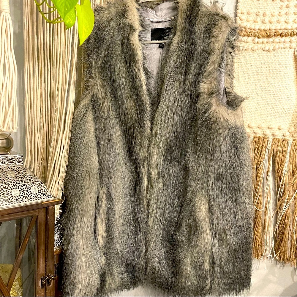 Banana Republic Fur Vest
